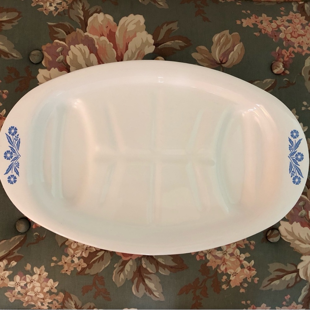 60’s Corning-ware P-19 Meat / Fish Platter.
